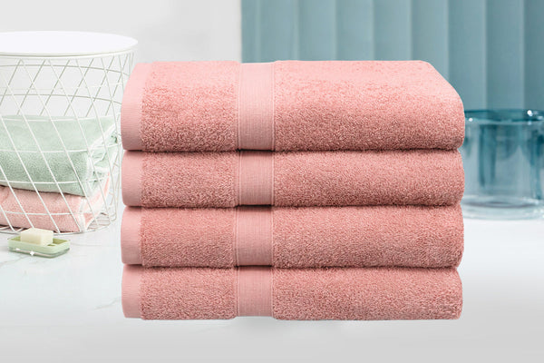 Linenova Cotton Bath Towel 4 Piece Pack