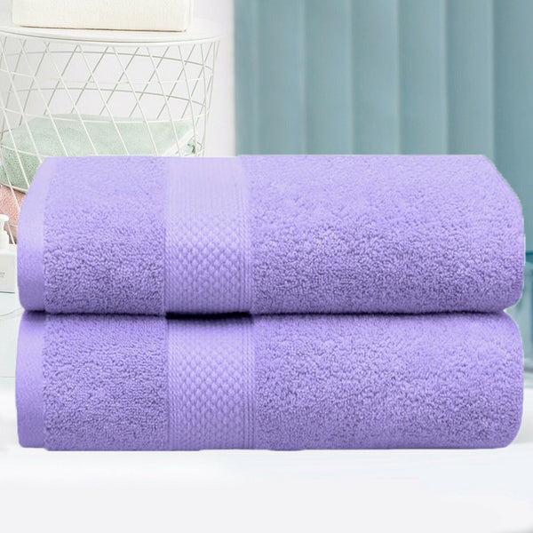 Linenova 550GSM Cotton Bath Sheets 2 Pack