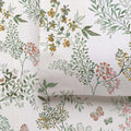 A cosy and elegant feuilles flannelette sheet set with delicate floral design for a warm and stylish winter bedroom.