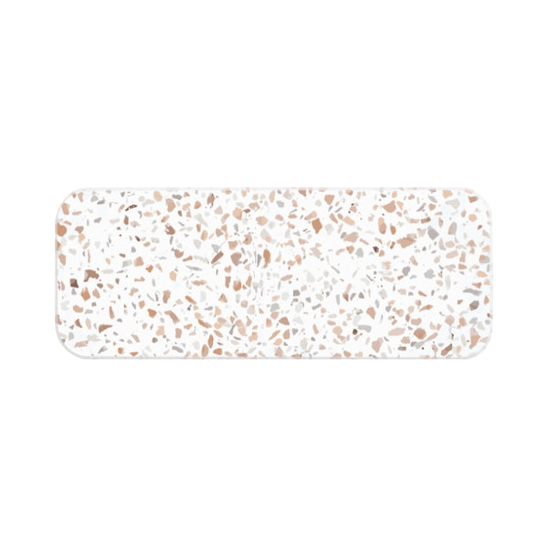 Elegant terrazzo stone sink mat designed to enhance sink areas while ensuring cleanliness and style.