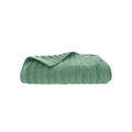 Experience luxury with the Bas Phillips Shoal Bay Ribbed Granite Green Bath Towel, offering plush comfort, superior absorbency, and elegant design.