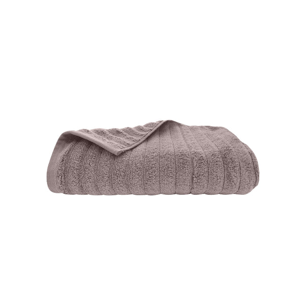 Experience luxury with the Bas Phillips Shoal Bay Ribbed Grey Bath Towel, offering plush comfort, superior absorbency, and elegant design.