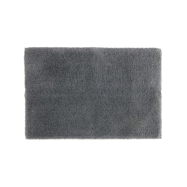 Luxurious Christy Kensington Charcoal Bath Mat in pure cotton, offering plush comfort and excellent absorbency for a spa-like experience.