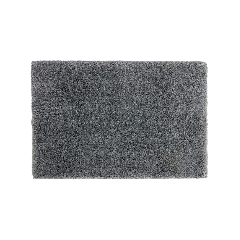 Luxurious Christy Kensington Charcoal Bath Mat in pure cotton, offering plush comfort and excellent absorbency for a spa-like experience.