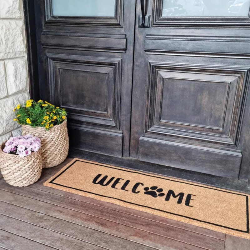 alt="Stylish door accessory that is easy-to-clean, and perfect for the dedicated animal lover."