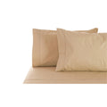 Cotton sheet set with two pillowcases, showcasing a linen hue from Jenny Mclean La Via.