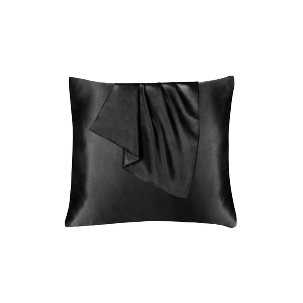 Linenova's black pillowcases hypoallergenic design ensures a restful night's sleep and healthy hair.