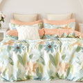 Elegant Annabella Cotton Quilt Cover Set in vibrant colours, made of 100% cotton for comfort and modern style in your bedroom.