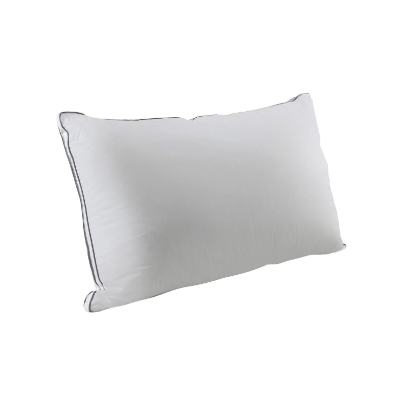 alt="Side details of a spa luxe wellbeing standard pillow"