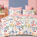 Stylish floral quilt cover set made from premium cotton, enhancing bedroom decor with comfort and a touch of colour.