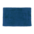 Luxurious navy bath mat, designed for ultimate comfort and style in your bathroom.