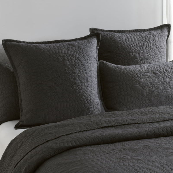 Grey best sale european pillowcase