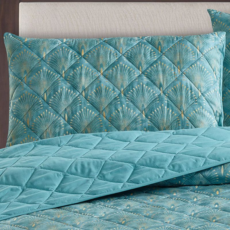 Morgan and Reid Art Deco Coverlet Set