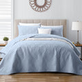 Morgan and Reid Petal Chambray Coverlet Set