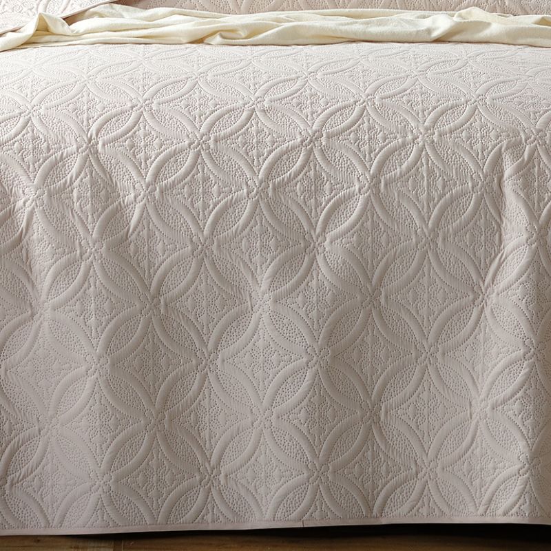 Morgan and Reid Petal Oat Milk Coverlet Set