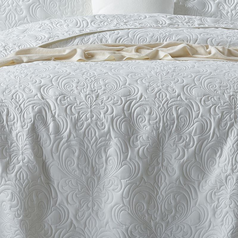 Morgan and Reid Serene Coconut Coverlet Set