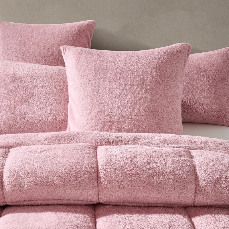 Morgan and Reid Blush Snuggle Fleece Comforter Set