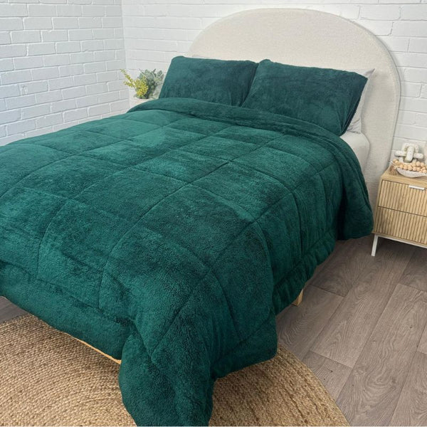 Morgan and Reid Forest Snuggle Fleece Comforter Set