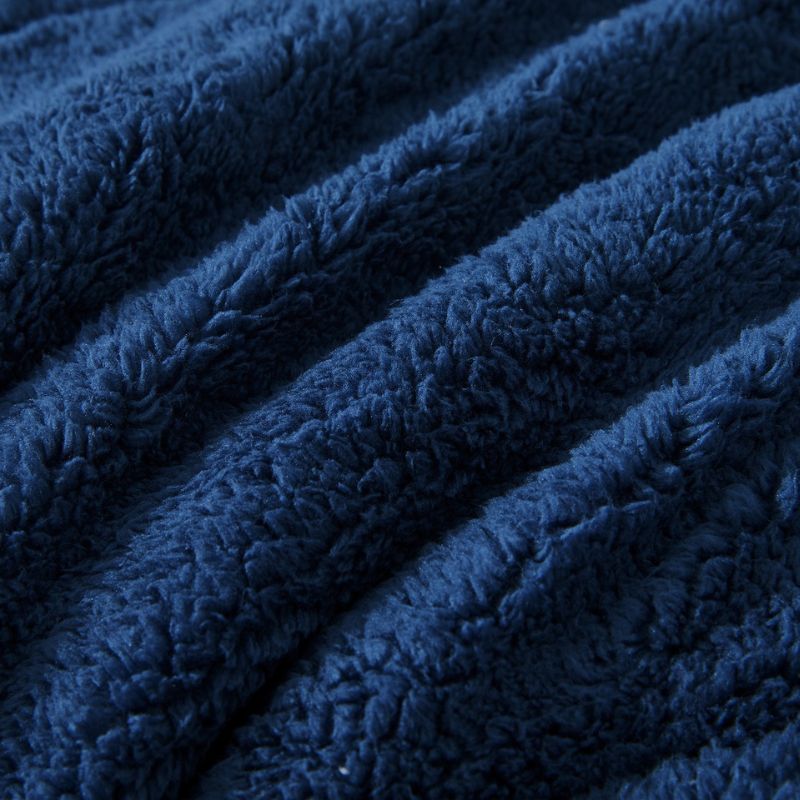 Morgan and Reid Midnight Blue Snuggle Fleece Comforter Set