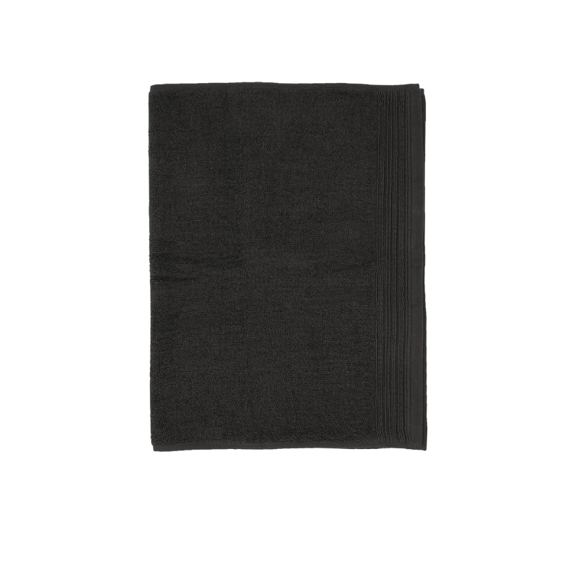 A soft charcoal bath mat enhancing the calm and luxurious feel of a spa-inspired bathroom.