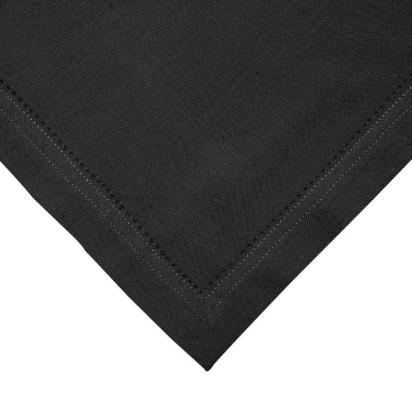 A black napkin adding sophistication and elegance to the overall table decor.