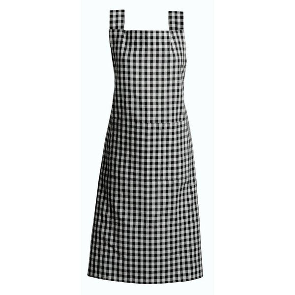 The RANS Gingham Black Apron combines charm and functionality, offering adjustable comfort and full-length protection for your cooking adventures.