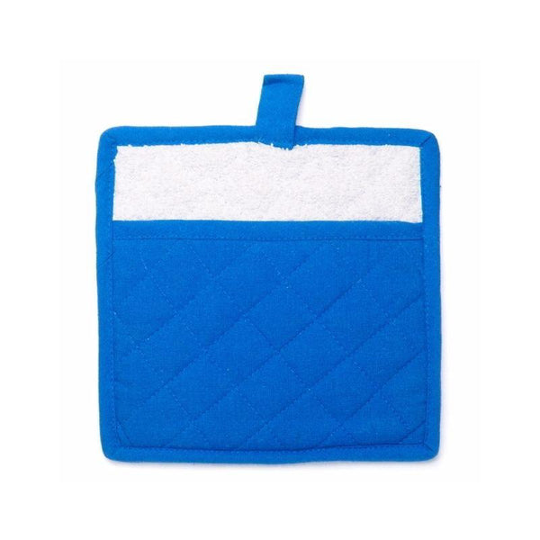 Elevate your kitchen with the Blue Pot Holder, a stylish and heat-resistant accessory from RANS' Manhattan cooking Linen collection.