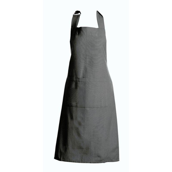 Minimalist Manhattan Plain Charcoal apron with adjustable neck strap, providing style and protection for your clothing during culinary activities.