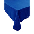 An indigo linen tablecloth enhancing mealtimes with elegance and comfort for any occasion.